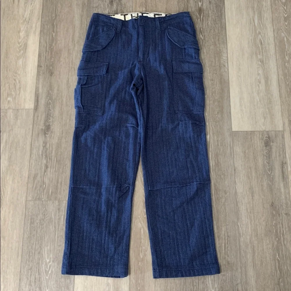 FREE PEOPLE We The Free Last Catch Pants NWT Navy Blue